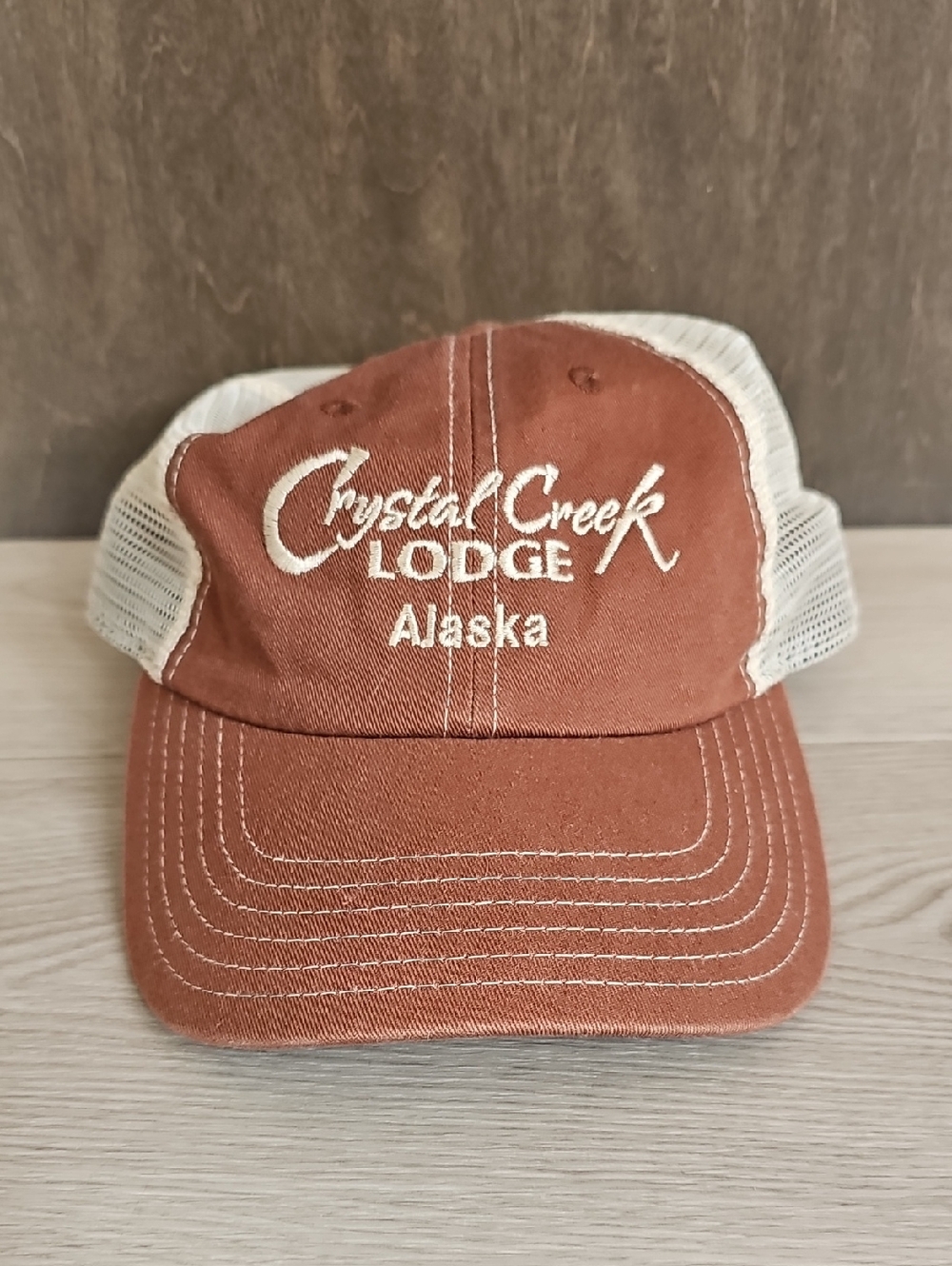 Orvis Alaska Crystal Creek Lodge Adjustable Lived In Vintage Like Baseball Cap